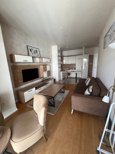 Аренда 1-комнатных апартаментов с видом на море в комплексе Tre Canne, Будва - 1200 EUR/мес